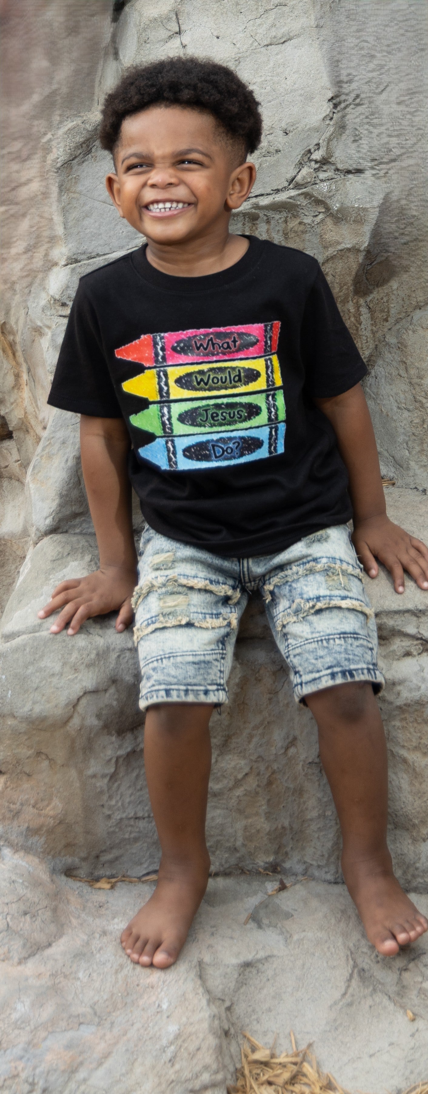 WWJD Sketch Toddler Tee