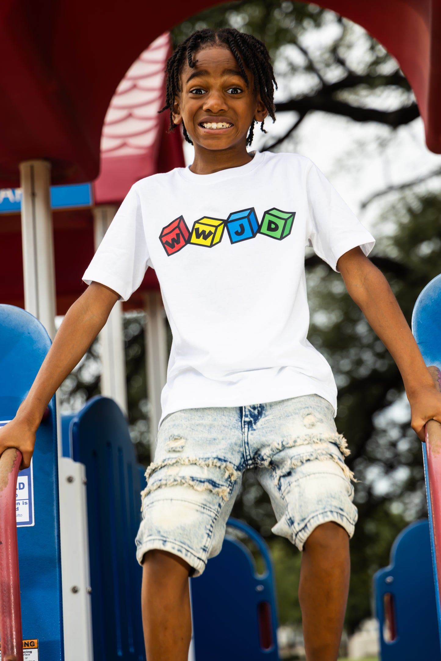 WWJD Block Kid's Tee